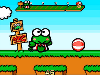 Kerokerokeroppi's Let's Play Together (arcade game) - Sanrio Wiki